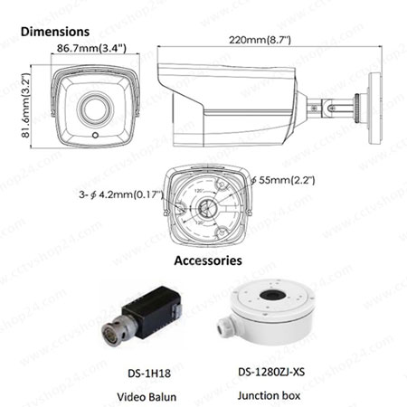 دوربین هایک ویژن DS-2CE16D1T-IT3