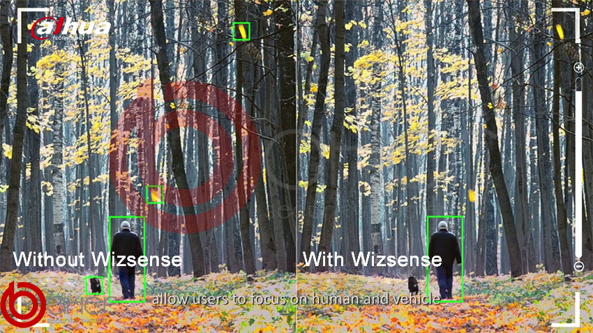 تصویر با دوربین wizsense و بدون دوربین wizsense