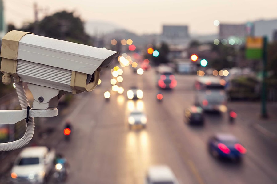 نظارت بر ترافیک شهری توسط دوربین مداربسته