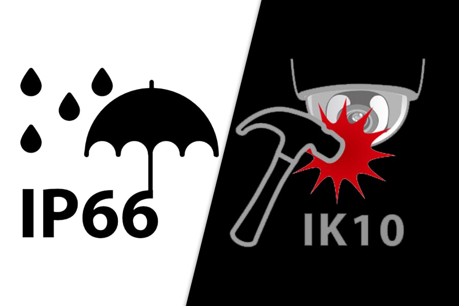 حفاظت مکانیکی IK10 و درجه نفوذ ناپذیری IP66